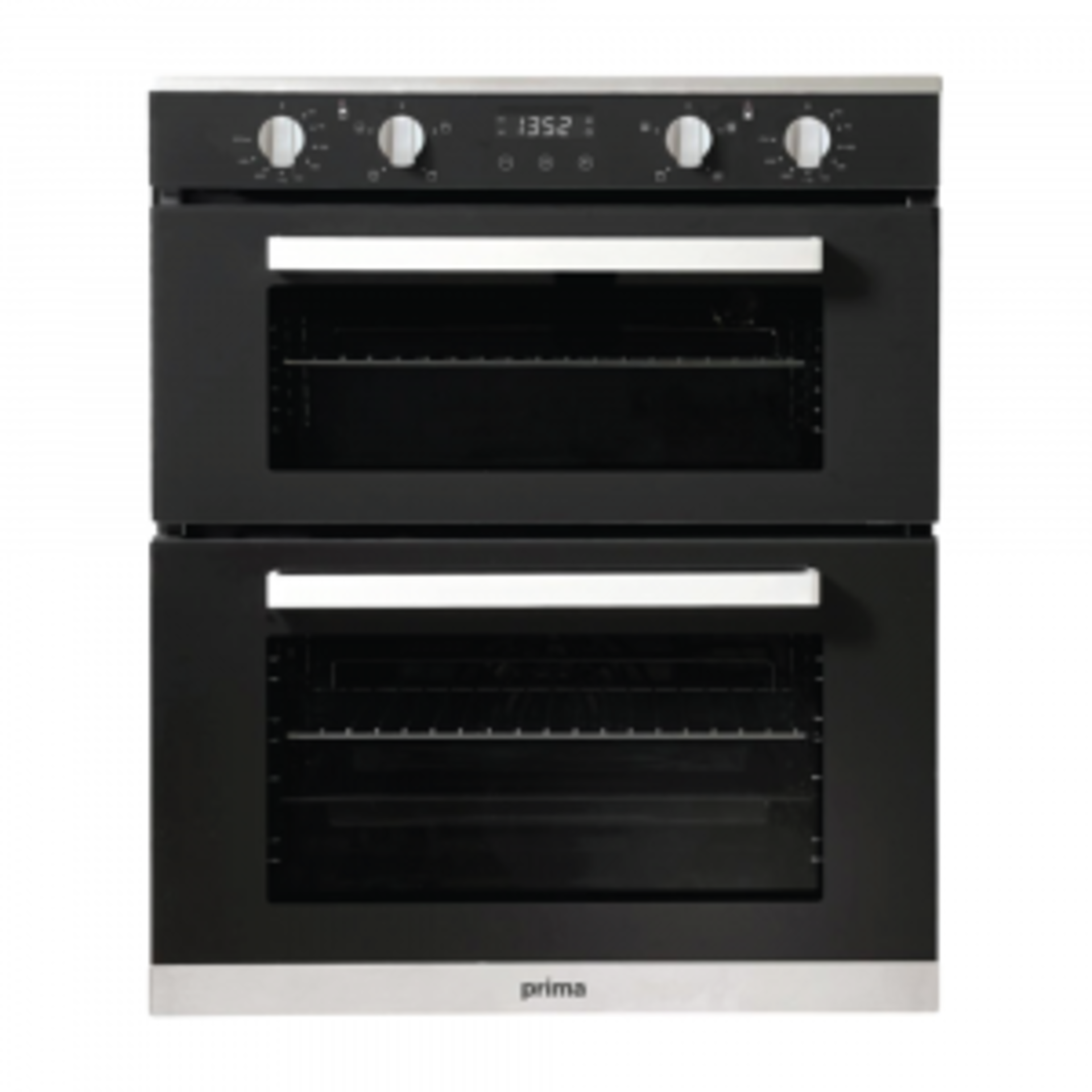 (KA44) Prima Built-Under Double Oven (Stainless Steel) PRDO304 — RRP £399.00 White LED touc...