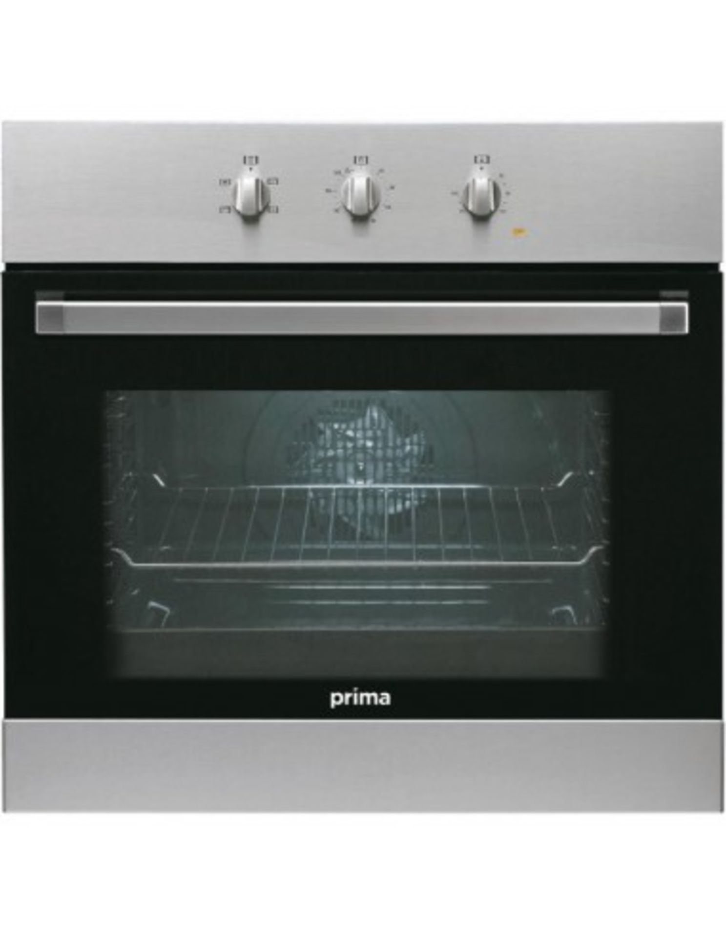 (KA8) PRIMA BUILT-IN SINGLE ELECTRIC OVEN - PRSO102 59 Litre capacity 4 Cooking functions M...