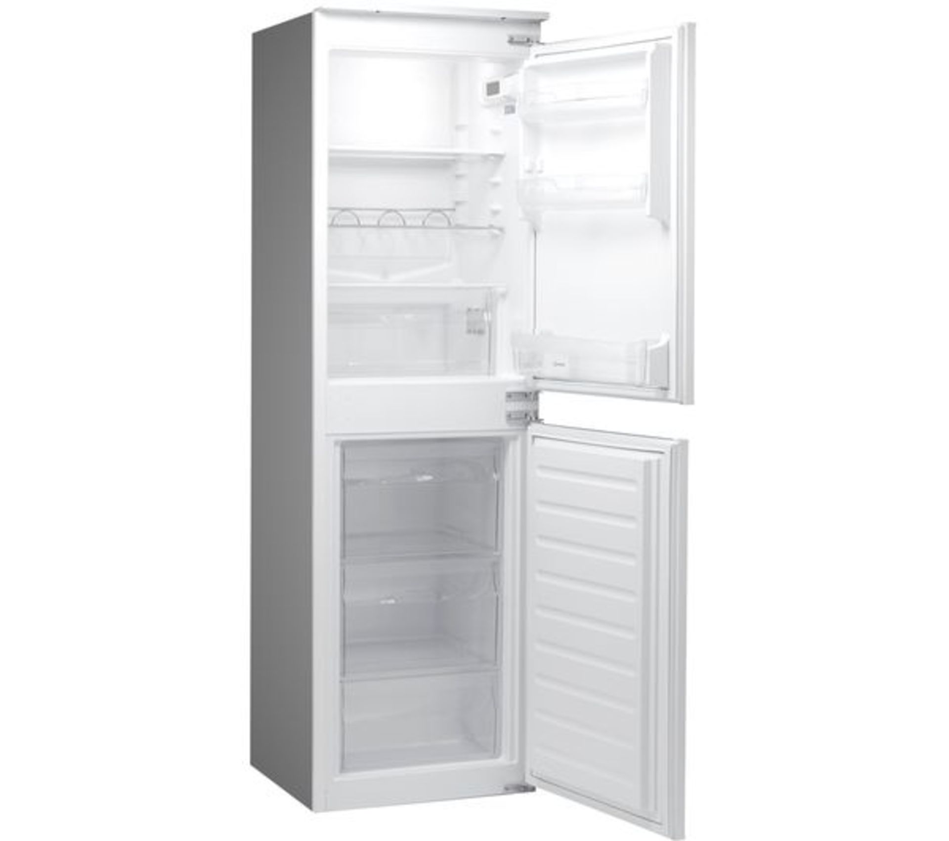 (KA48) Indesit IB5050A1D.1 Integrated 50/50 Fridge Freezer with Sliding Door Fixing Kit - White...