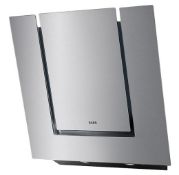 (KA6) AEG DVB4550M 55 cm Angled Chimney Cooker Hood - Stainless Steel - B Rated RRP £719 Qui...