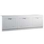 (KA30) Lavari Hideaway Bath Panel - Matt White Make sure every inch of space is utilised with t...