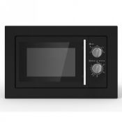 (KA37) PRIMA BUILT-IN BLACK MICROWAVE - PRCM202 RRP £245.67 5 Power levels 20 Litre capacit...