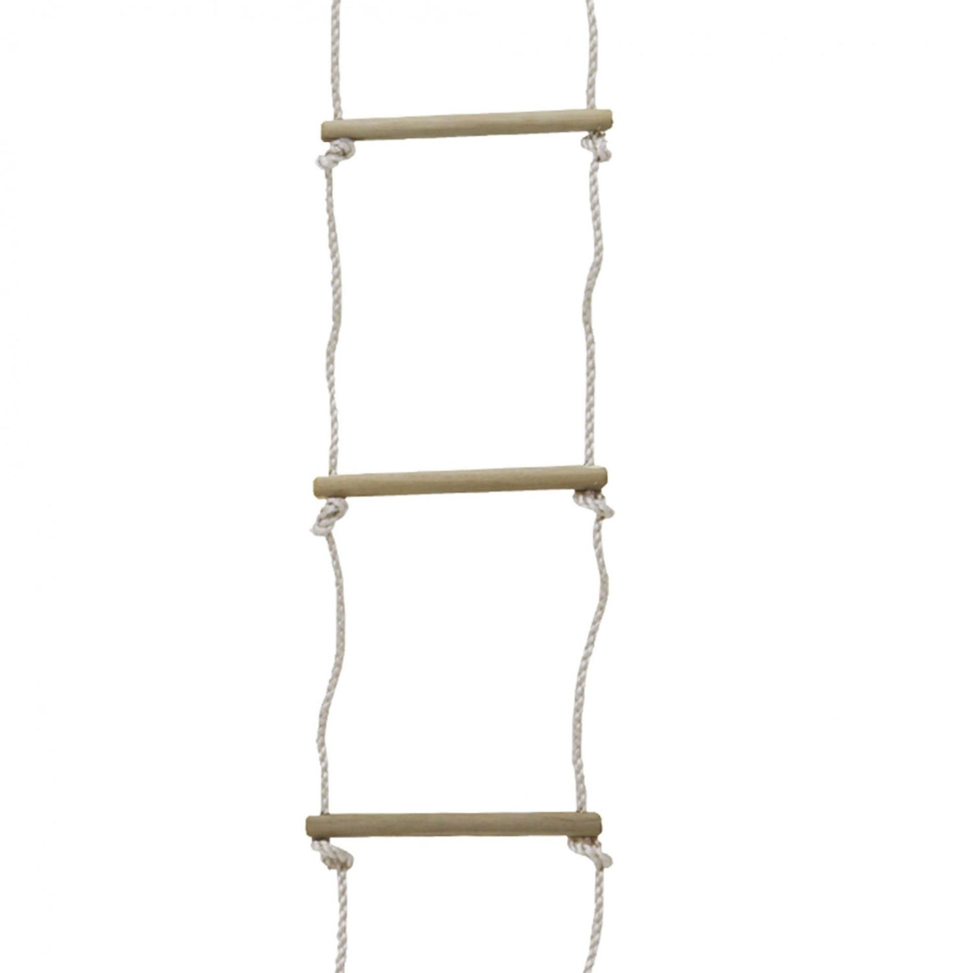 (F16) Childrens Outdoor Garden Play Rope Ladder 6 Rung Climbing Toy Made from the Highest Qual...