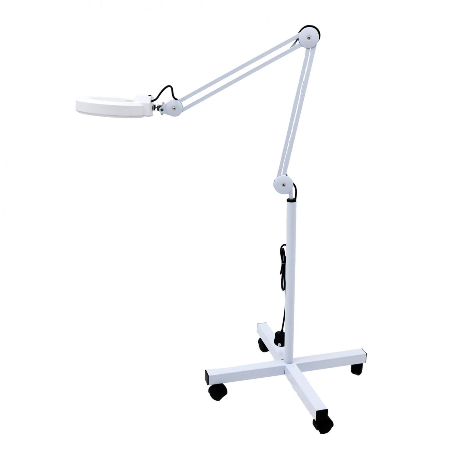 (F20) Floor Standing Magnifier Lamp with 5x Magnification Fully Adjustable in all Positions A...