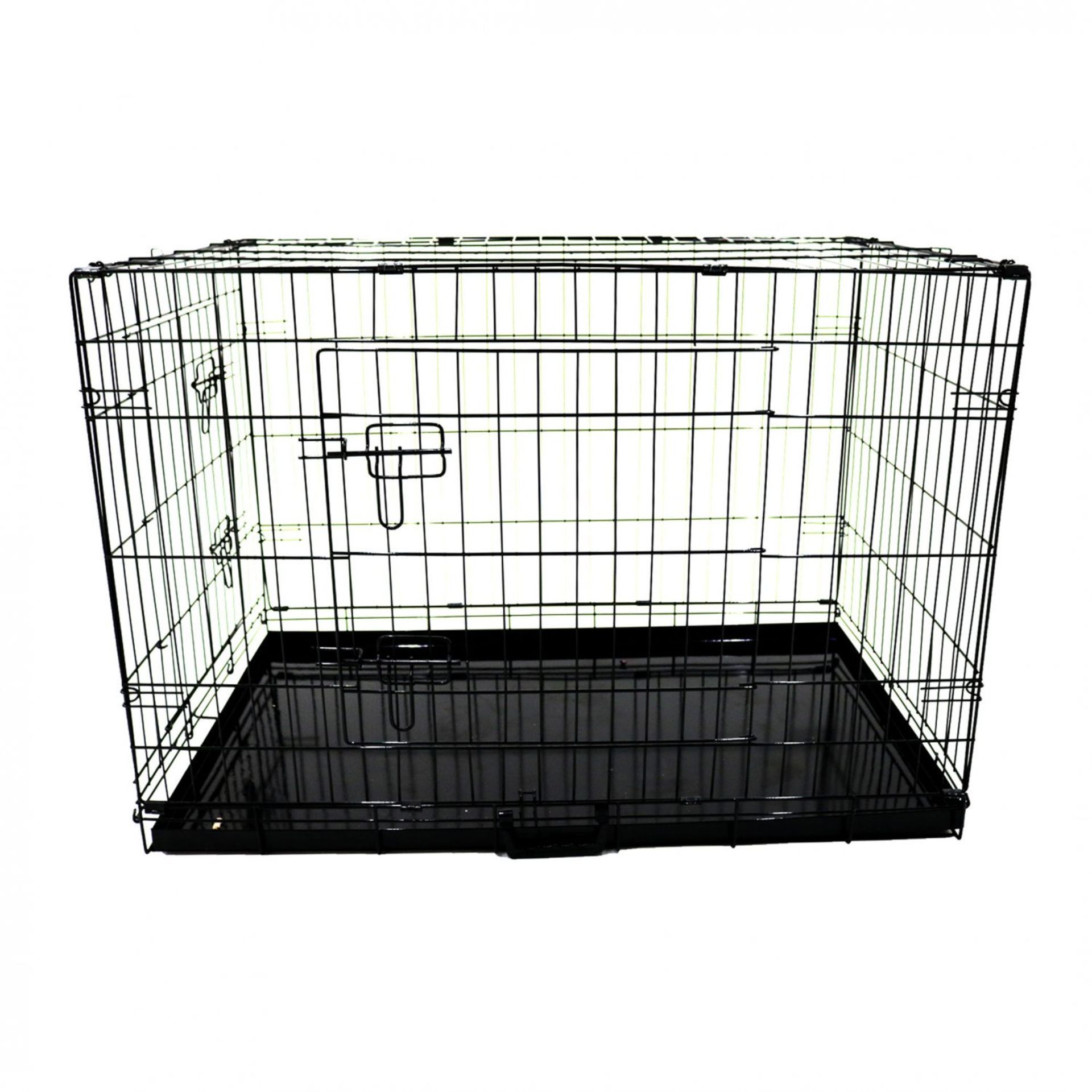 (F6) 36" Folding Metal Dog Cage Puppy Transport Crate Pet Carrier Fully Foldable for Transpo... - Image 2 of 3