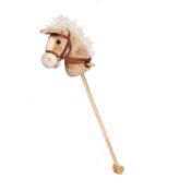 (F50) 100cm Childrens Kids Toy Hobby Stick Horse with Neighing Sound Length: 100cm High Quali...