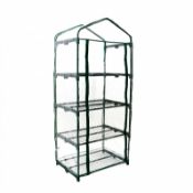 (RL38) 4-Tier Mini Greenhouse Our 4-tier Grow House provides plenty of shelf area and p...