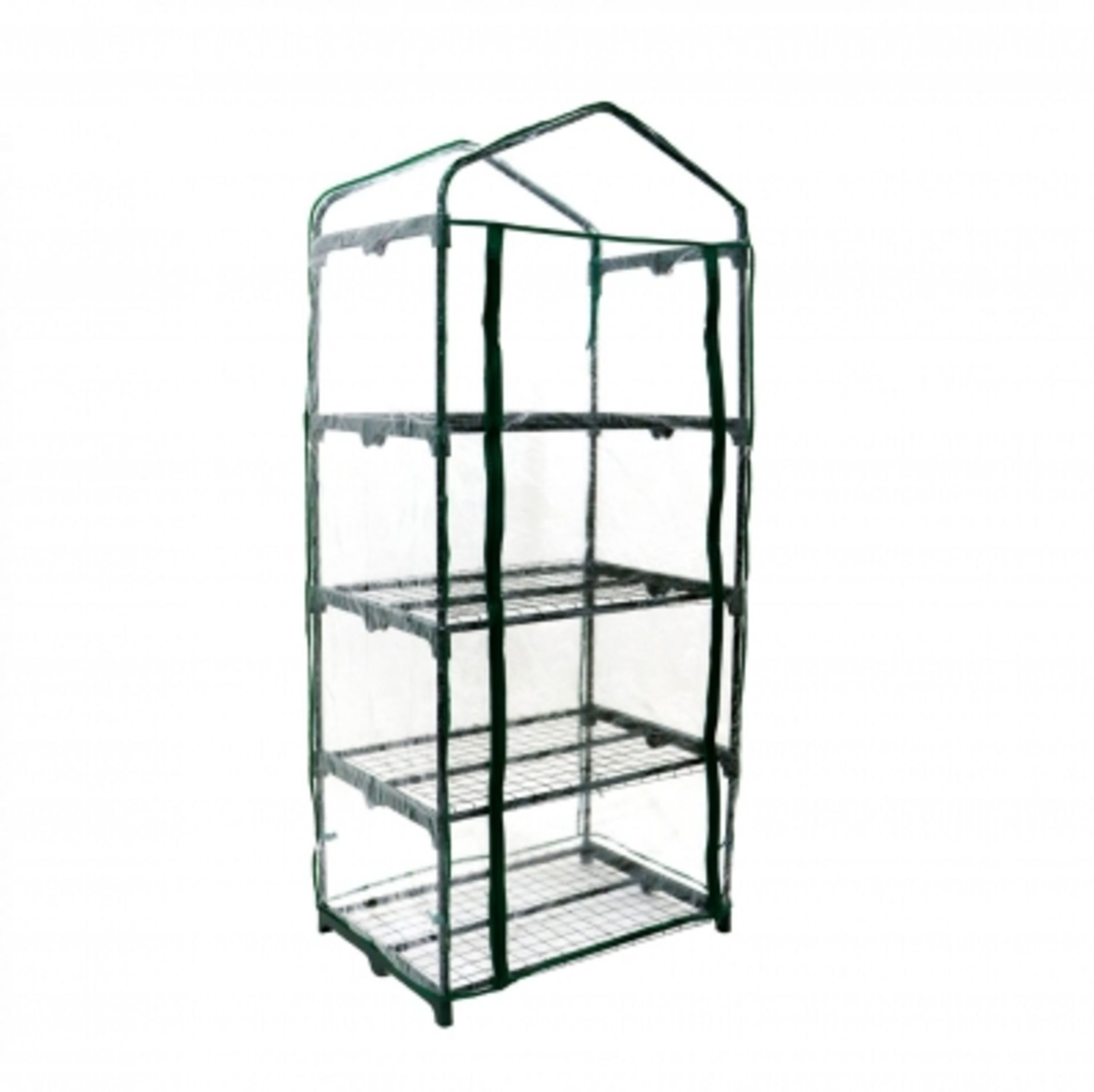 (RL38) 4-Tier Mini Greenhouse Our 4-tier Grow House provides plenty of shelf area and p...