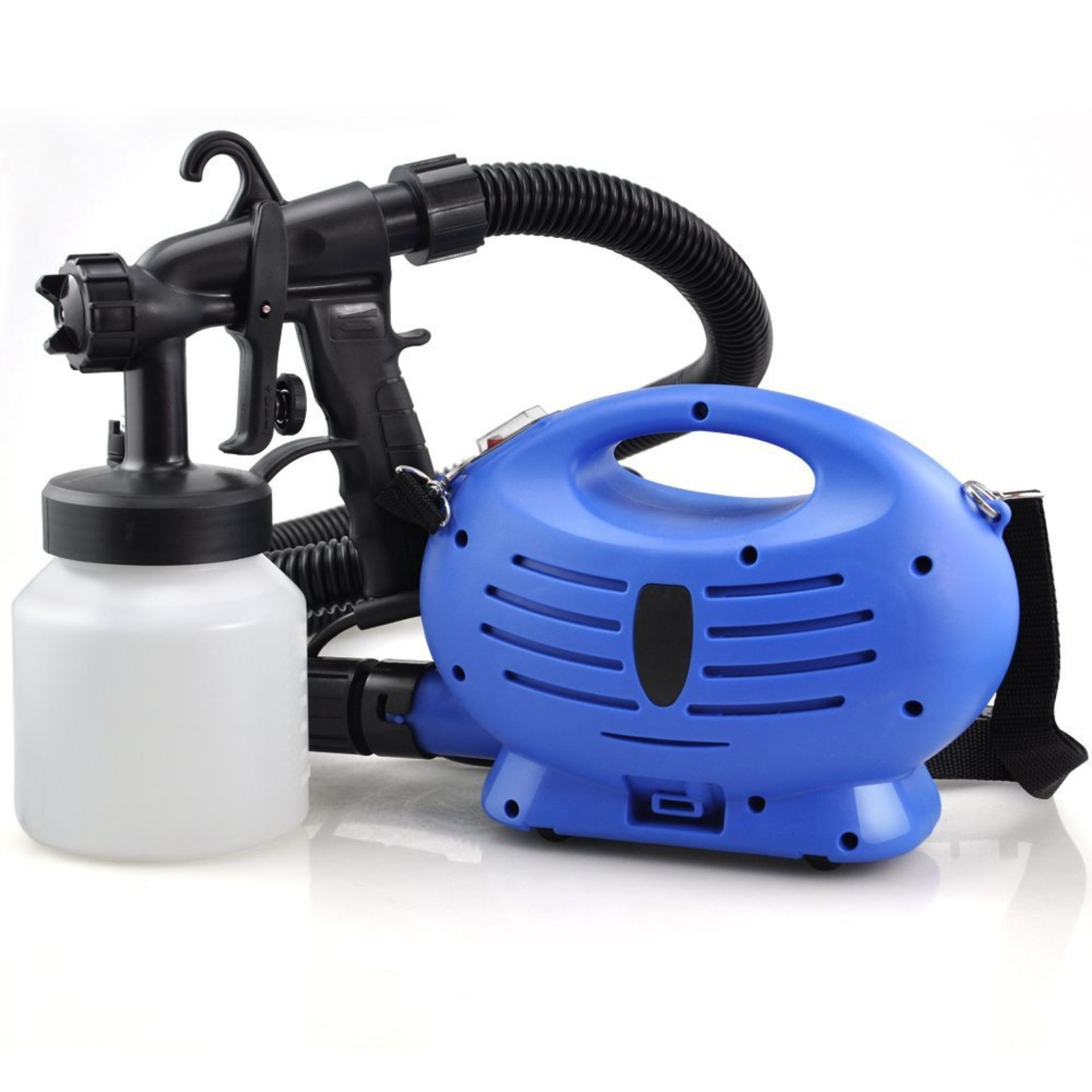 (F51) Electric Paint Sprayer Zoom Spray Gun Decorating Fence DIY Tool Input Power: 650W Fle...