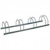 (RL53) 4 Four Slot Metal Bike Stand Bicycle Storage Rack Make storing your bikes easy with t...
