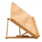 (L1) A2 Wooden Drawing Board Table Canvas Workstation Sketch Easel Board Dimensions: 59.4 x 42...