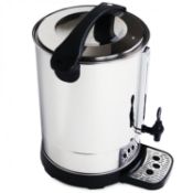 (L3) 30L Catering Hot Water Boiler Tea Urn Coffee Cool Touch Handle Anti-Drip Tap Water Leve...