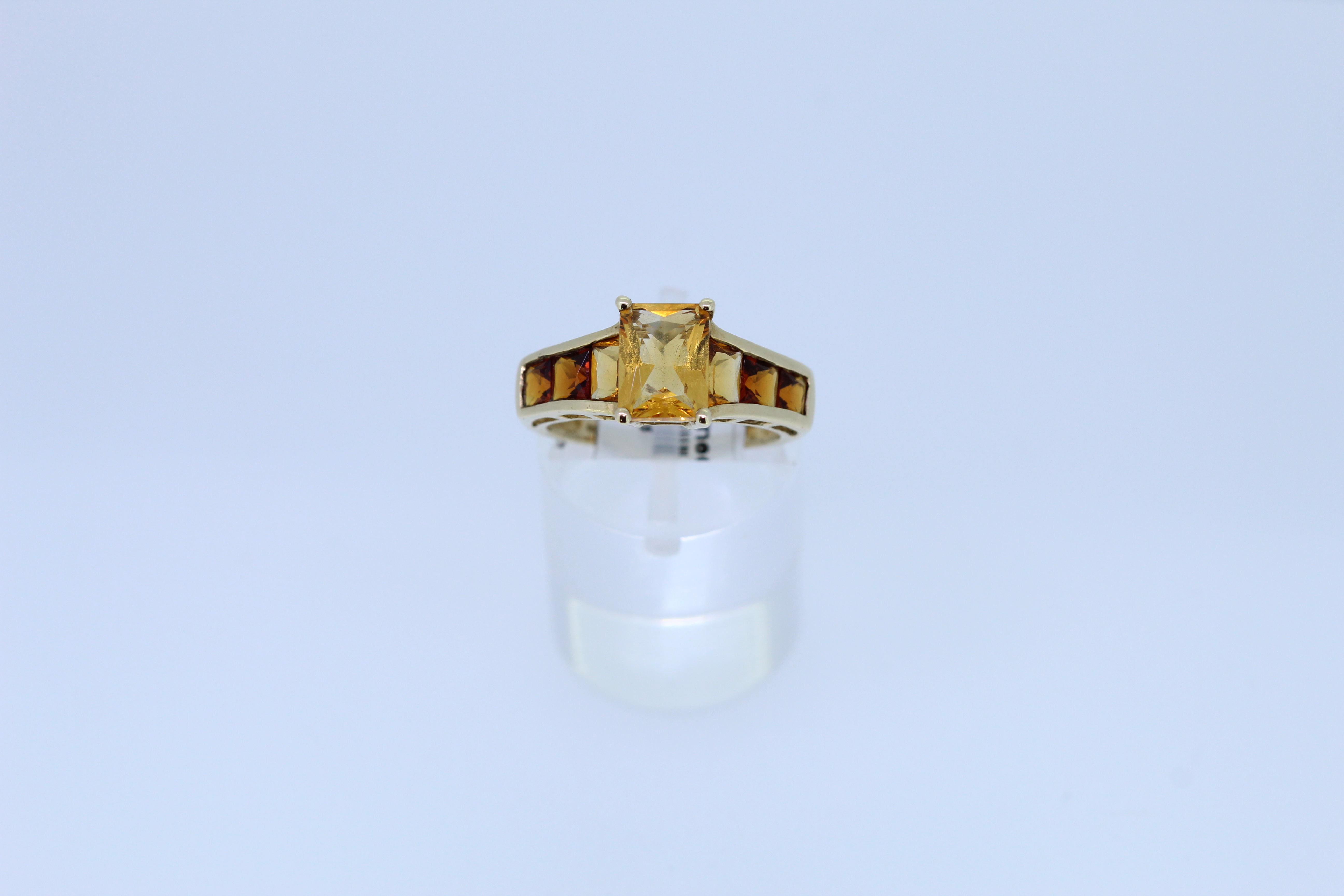 9ct Yellow Gold Citrine Set Ring