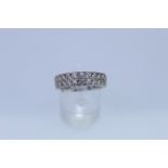 14ct White Gold Diamond Eternity Band