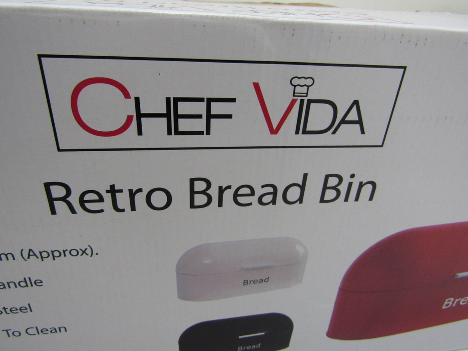 Chef Vida Retro Bread Bin. - Bild 3 aus 3