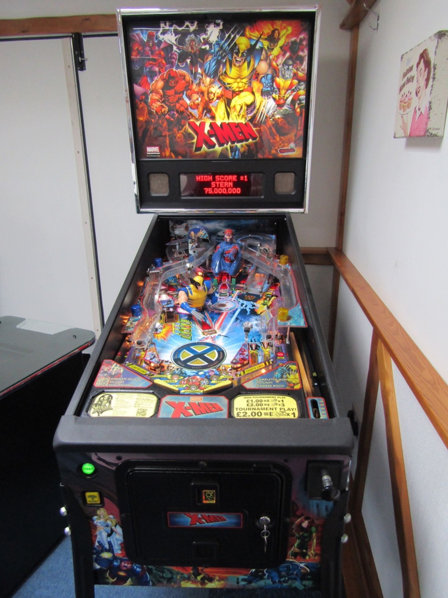 X Men Pro Pinball Machine. - Image 12 of 12