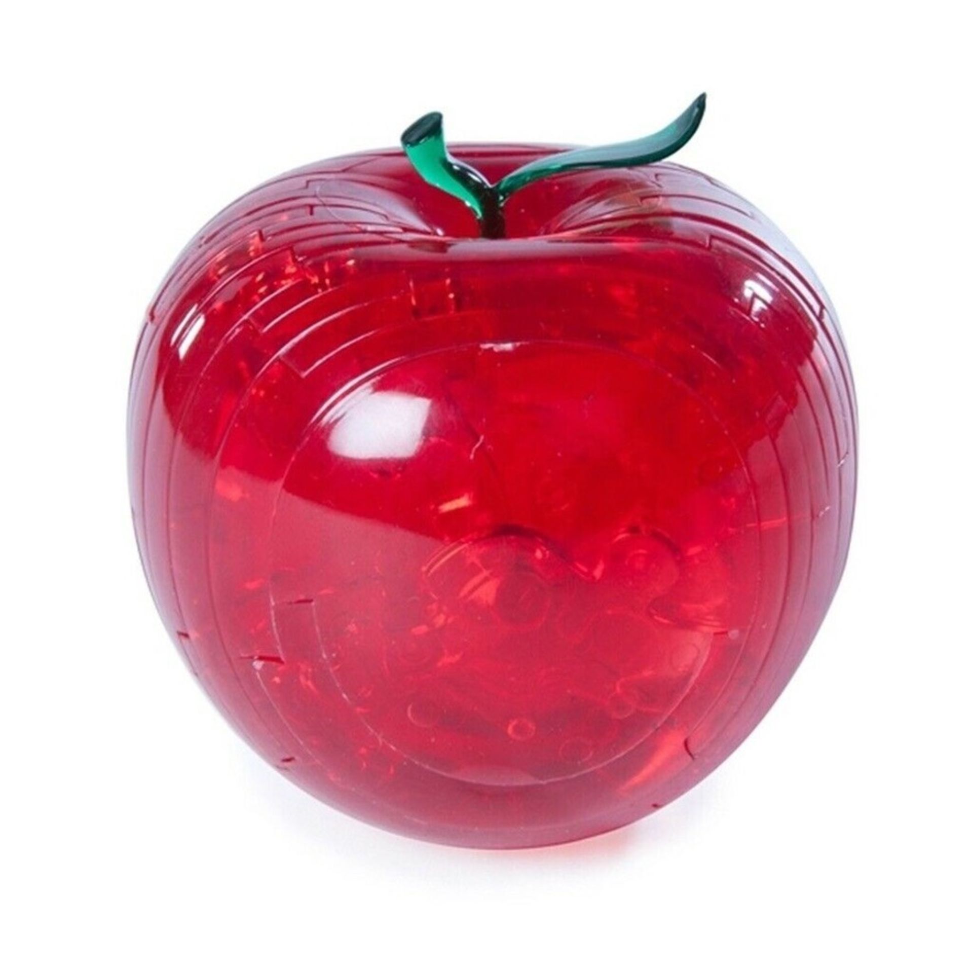 8 x 3D Jigsaw Puzzle. Red Apple with Flashing LED Lights. incs. Batteries. - Bild 3 aus 4