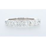 14 kt. White gold - Ring - 1.46 ct Diamond - Diamonds