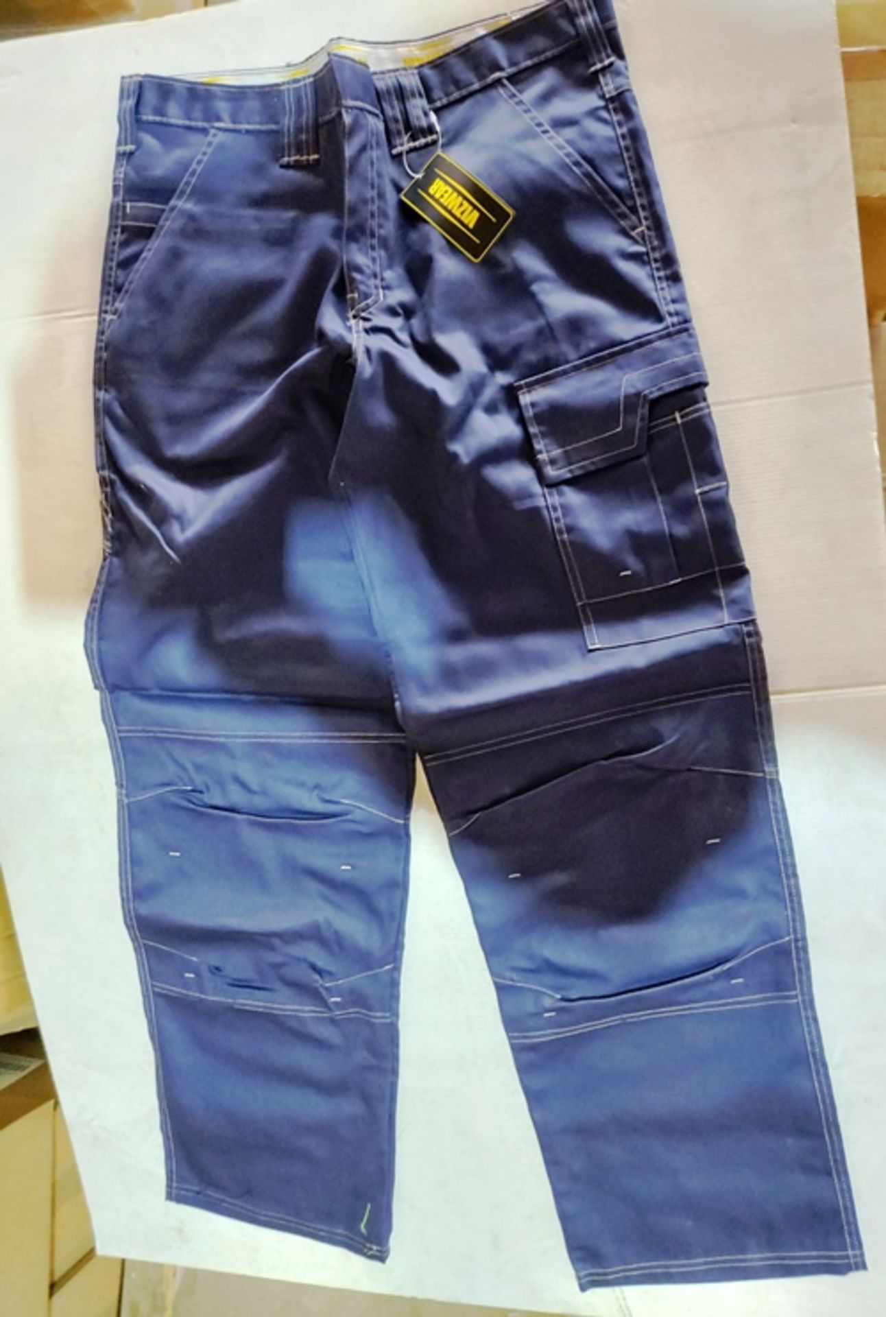 10 x Navy combat trousers workwear trousers size 36 regular new in original packaging - Image 2 of 2