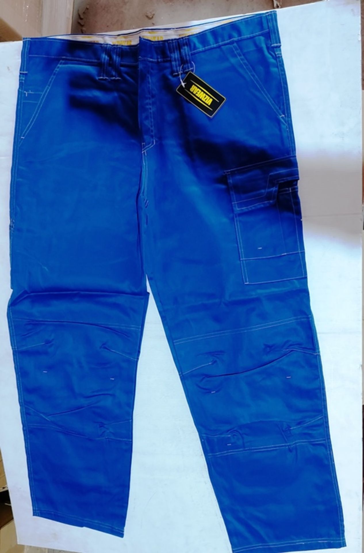 10 x Navy Action line trousers workwear trousers 8 x size 34 regular and 2 x 42 regular new in origi - Image 2 of 2