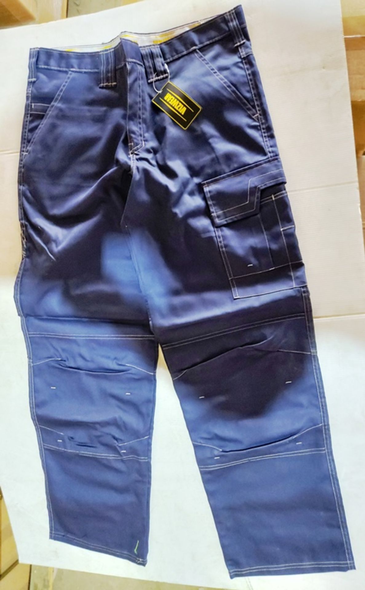 10 x Navy combat trousers workwear trousers size 36 regular new in original packaging - Image 2 of 2