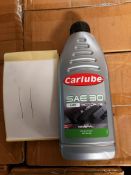 168 x 1 litre bottles of Carlube SAE 30 HD motor oil on 1 pallet (pallet 11)