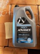 232 x 5 litre tubs of Pro Advance 10W-30 SHPD E7 super high performance mineral engine oil on 2 pall