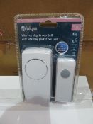 24 X New & Packaged Wirefree Plug In Door Bell Up To 80M Distance. Rrp £25 Each