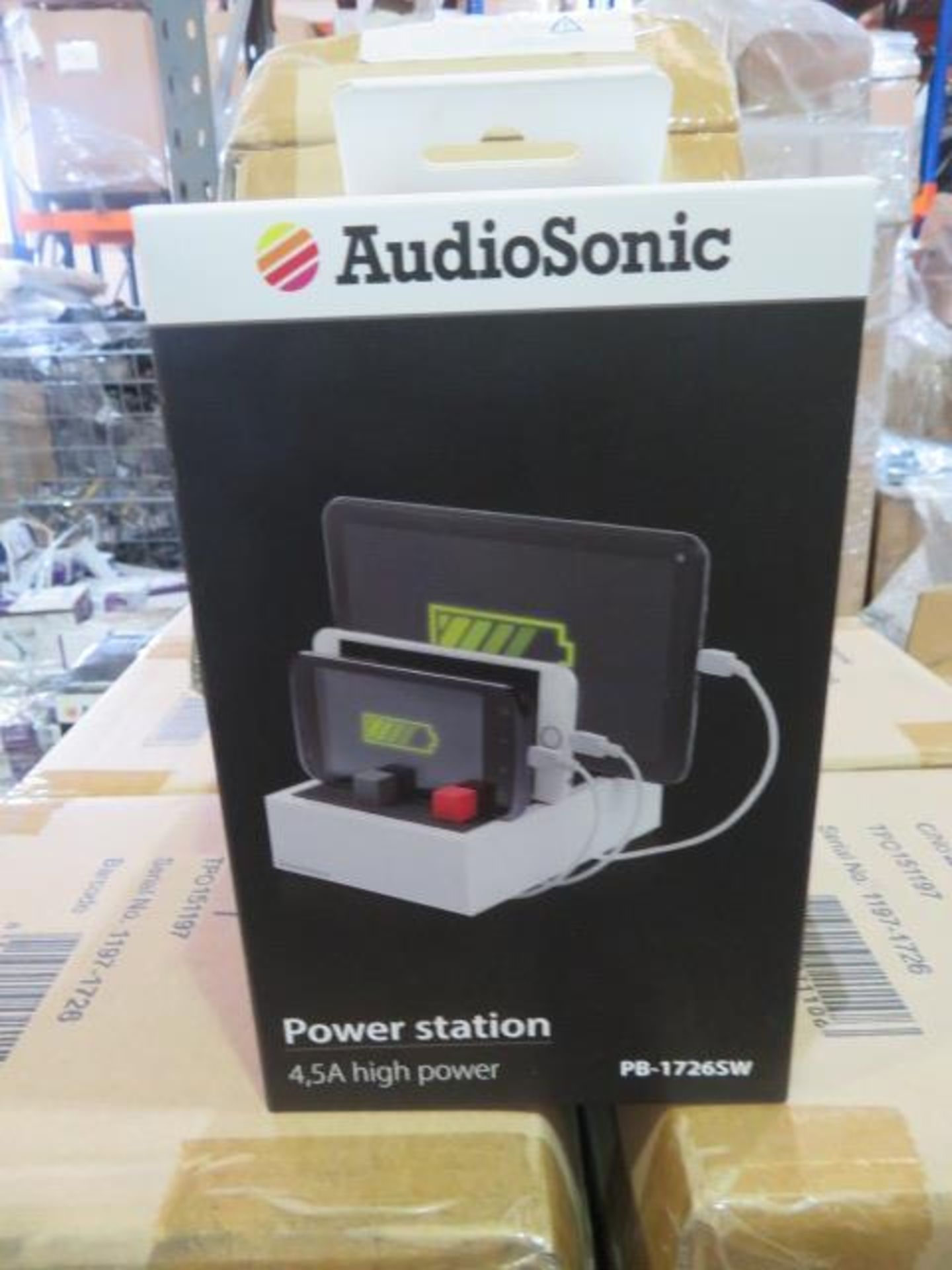 10 X New & Boxed Audio Sonic 4,5A High Power - Power Station. Smart Compatibility - Auto Adapts...