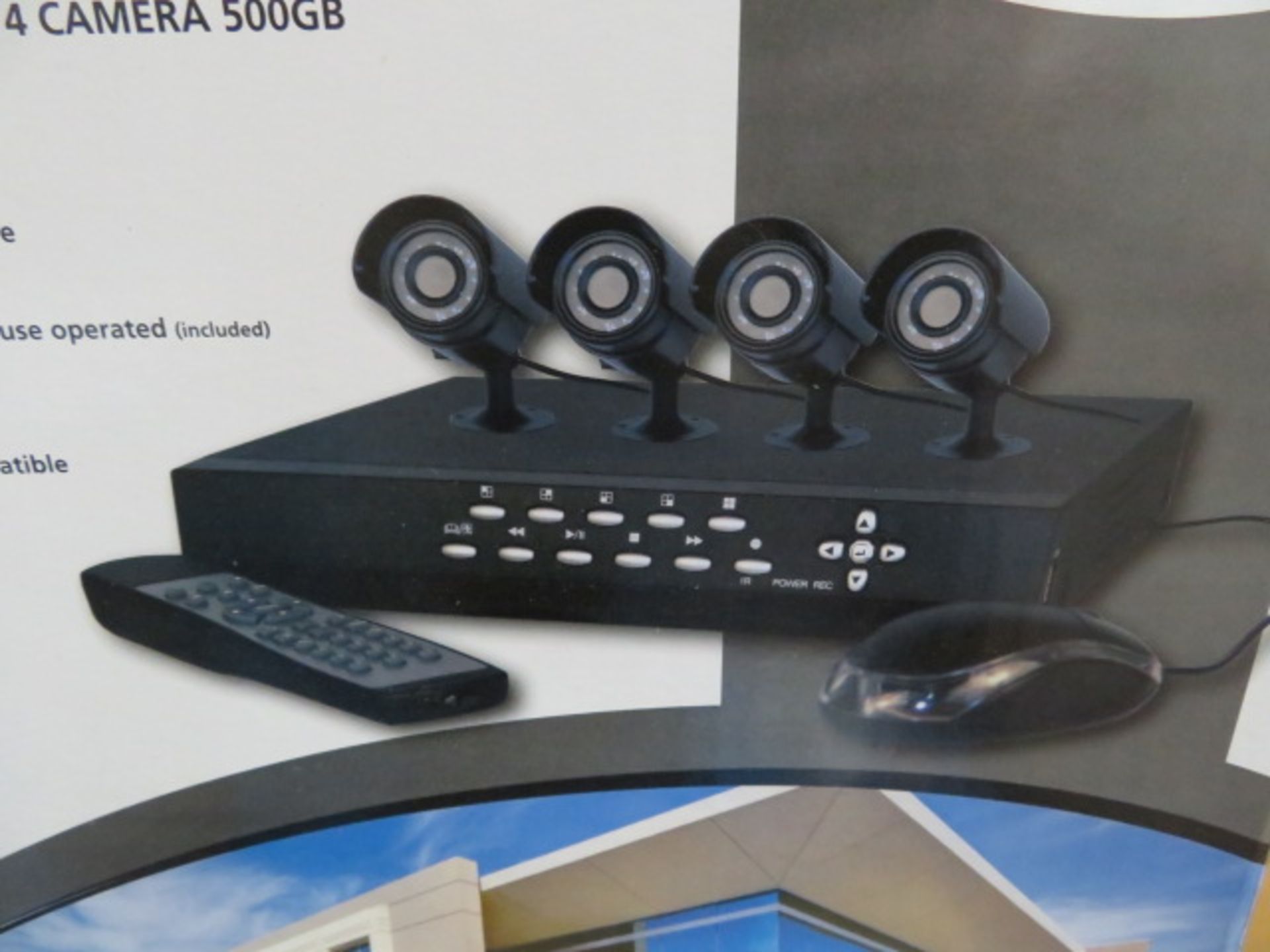 New & Boxed Byron Dvr500Set. Professional Cctv System. 4 Camera 500Gb. 4 Colour Cameras, Built ... - Image 2 of 3
