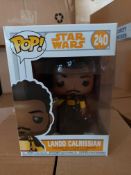 18 X Funko Pop Star Wars No. 240 Lando Calrissian Brand New In Box Rrp £9.99