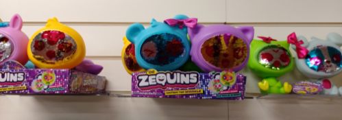 500 X The Zequins Toys That Sparkle Assorted Colours Rrp £9.99