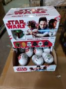 100 X Star Wars Helmet Pencil Toppers 6 To Collect In Retail Display Rrp £2.99