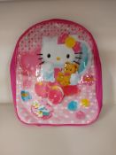 100 X Pieces Brand New And Sealed Hello Kitty Back-Pack Rrp £9.99