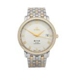 Omega De Ville 4374.31.00 Unisex Stainless Steel & Yellow Gold Watch