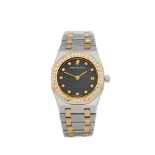 Audemars Piguet Royal Oak 67075SA Ladies Stainless Steel & Yellow Gold Diamond Watch