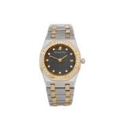 Audemars Piguet Royal Oak 67075SA Ladies Stainless Steel & Yellow Gold Diamond Watch