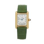 Cartier Must de Cartier 2415 Men Gold Plated Watch