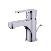 (Q159) Arsuz 1 lever Chrome-plated Contemporary Basin Mono mixer Tap. This traditional style ch...