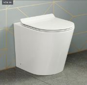 NEW & BOXED Lyon Back To Wall Toilet with Slim Soft Close Seat. RRP £349.99 each. Our Lyon ba...