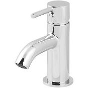 (Q158) HOFFELL SINGLE LEVER BASIN MONO MIXER TAP WITH POP-UP WASTE. Full Turn Operation Suita...