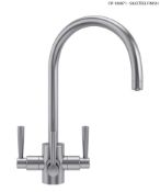 (FR46) FRANKE OLYMPUS FILTERFLOW KITCHEN MIXER TAP, CHROME. Contemporary polished bi-flow tap ...