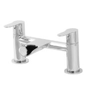 (Q146) Colina Chrome-plated Bath Mono mixer Tap. This modern style chrome bath mixer from the C...