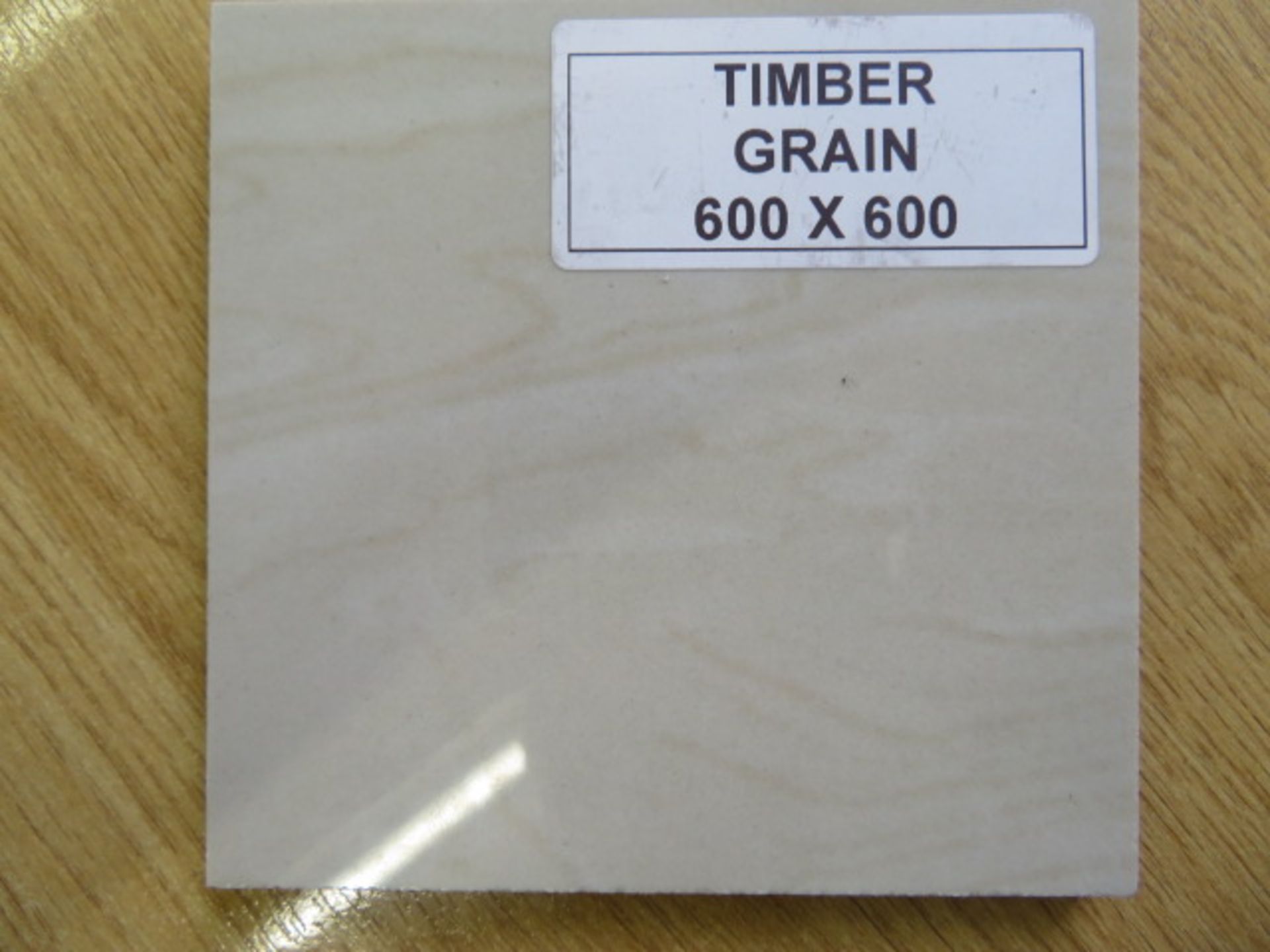 NEW 7.22 Square Meters of Timber Grain Wall and Floor Tiles. 600x600mm per tile. 10mm thick. ... - Image 2 of 4