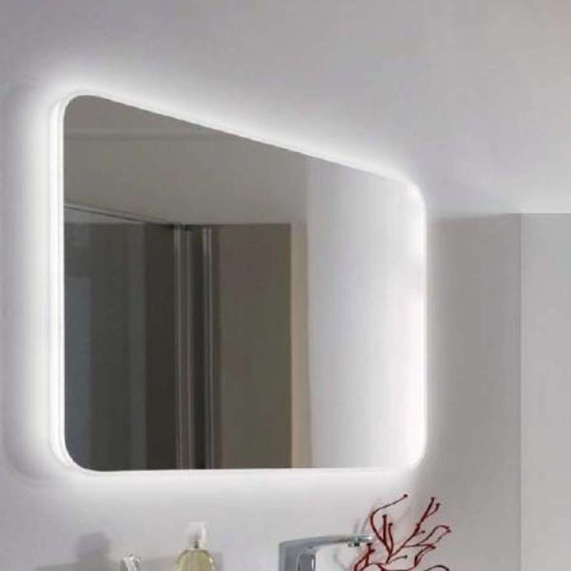 NEW (NS8) 1000x700mm Myday Illuminated Mirror. RRP £599.99. The aesthetics of stripped-down de...