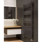 NEW (NS164) 1200x600mm Anthracite Curved Towel Warmer. RRP £339.99. When you choose the smart ...