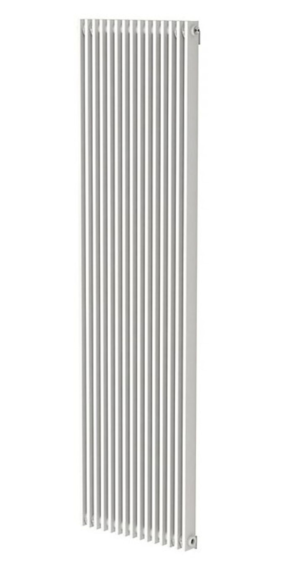 Brand New (PC147)1800 x 500mm Kensal Vertical Designer Radiator White Painted. The Kensal designer r - Image 2 of 2