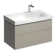 Keramag (EX163) 880mm Xeno 2 Vanity unit Greige Matte. RRP £1,108.99. 807691. 880x530x462mm ...