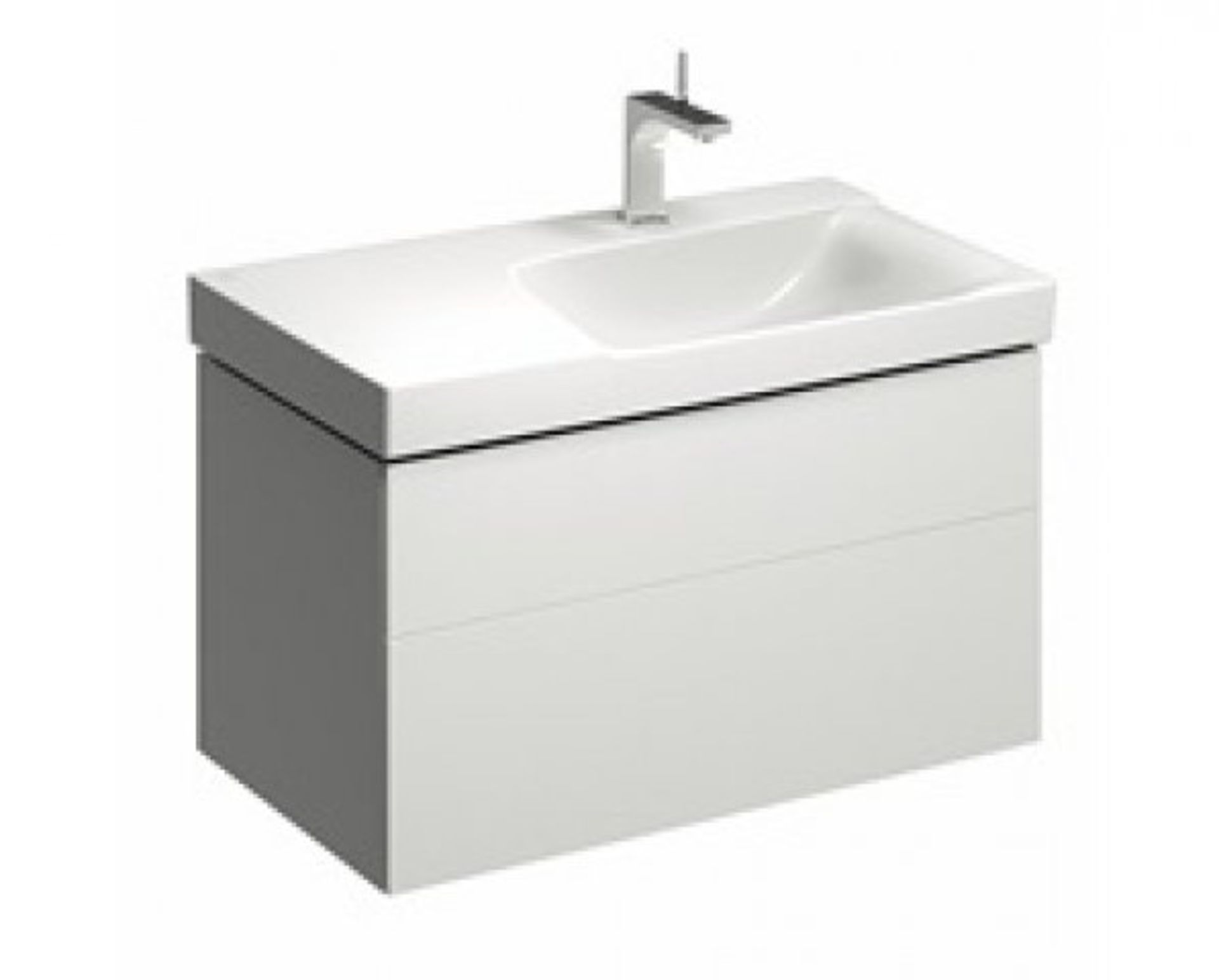 Keramag (EX162) 880mm Xeno 2 Vanity unit Alpine White. RRP £1,289.99. 807690 880x530x462mm,... - Image 2 of 2