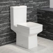 NEW & BOXED Belfort Close Coupled Toilet & Cistern inc Soft Close Seat. RRP £499.99. CC645. Lo...